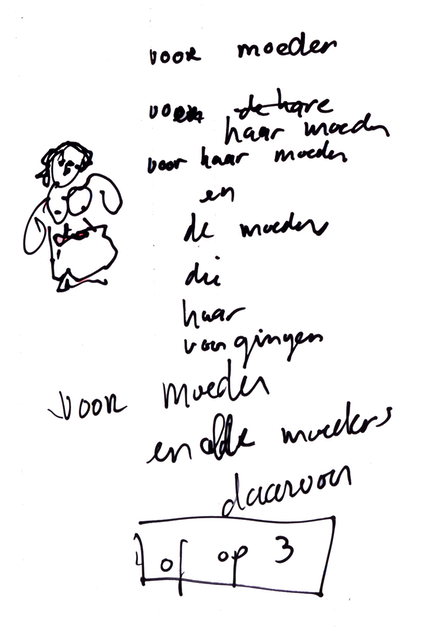 voor moeder wit